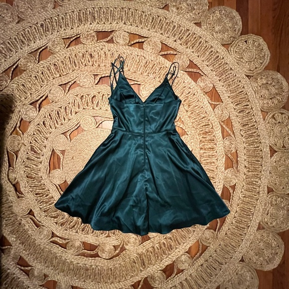 Vintage Y2K Satin Mini Dress - Picture 2 of 5